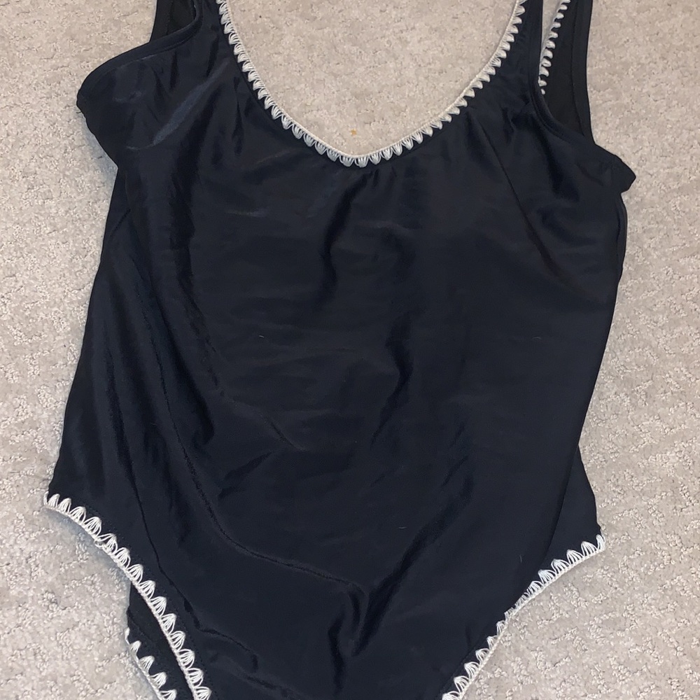 one piece swimsuit (low back)